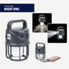 TROIKA LED Außen-Stehlampe Campinglampe NIGHT OWL, mit Akku und Powerbank – wiederaufladbar, LED fest integriert, Kaltweiß, Spotlight, Warmweiß, LED Camping Leuchte mit drei Lichtmodi, USB-C und IPX4 Schutz Bild 2