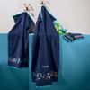 Erwin Müller Waschhandschuh Waschhandschuh "Space" 2er-Pack, (2-St), Walk-Frottier Motiv Bild 4