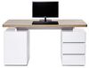 Jahnke Schreibtisch, Holzdekor, braun, 150 x 55 x 75. 5 cm Bild 3