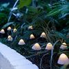 Lights4fun LED Gartenleuchte 12er Set Solar Stableuchten Pilze Bild 2