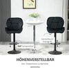 HOMCOM Barhocker Barhocker 2-er Set, Verstellbare Sitzhöhe Bild 4