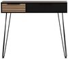 Lomadox Garderoben-Set HUNTSVILLE-80, (Spar-Set, 2-St), in schwarz mit Akustikpaneel-Optik Bild 3