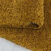 Carpetsale24 Shaggy Hochflor Teppich Wohnzimmer 250x350 (240x340 cm) Goldfarbe - Modern Flauschiger Teppich Extra Weich, Pflegeleicht und Einfarbig - Teppich für Schlafzimmer, Esszimmer und Küche Bild 4