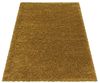 Carpetsale24 Shaggy Hochflor Teppich Wohnzimmer 250x350 (240x340 cm) Goldfarbe - Modern Flauschiger Teppich Extra Weich, Pflegeleicht und Einfarbig - Teppich für Schlafzimmer, Esszimmer und Küche Bild 2