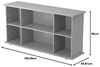 Sideboard offen, 166cm, Grau Bild 2