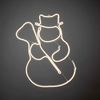 KONSTSMIDE No. 3099-102 LED Schlauchsilhouette Schneemann 288x warmweiße Dioden Bild 3