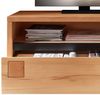 Lomadox Lowboard WINCHESTER-69, TV Board Fernsehschrank 120 cm Buche massiv geölt Hirnholz-Detail Bild 4