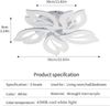 Comely LED Deckenleuchte, 65W Moderne Kronleuchter Lampe, 5 Köpfe Petal LED Deckenlampe 7200LM Für Wohnzimmer Küche Schlafzimmer, 6500K Kalt Weiß Bild 3