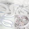Comely LED Deckenleuchte, 65W Moderne Kronleuchter Lampe, 5 Köpfe Petal LED Deckenlampe 7200LM Für Wohnzimmer Küche Schlafzimmer, 6500K Kalt Weiß Bild 4