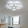 Comely LED Deckenleuchte, 65W Moderne Kronleuchter Lampe, 5 Köpfe Petal LED Deckenlampe 7200LM Für Wohnzimmer Küche Schlafzimmer, 6500K Kalt Weiß Bild 2