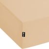 Spannbettlaken JANBU Baumwolle 90x200 cm Sandbeige Bild 4