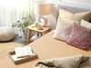 Spannbettlaken JANBU Baumwolle 90x200 cm Sandbeige Bild 2