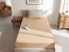 Spannbettlaken JANBU Baumwolle 90x200 cm Sandbeige Bild 2
