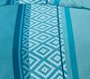 BIERBAUM Bettwäsche 135x200cm Ornamente Blau, Velours, 2 teilig, mit modernem Ornamente Design Bild 3