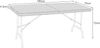 Klapptisch Mark 180x75x72 cm [en. casa] Bild 2