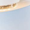 Qazqa Deckenleuchte Drum led, LED fest integriert, Extra-Warmweiß, QAZQA Deckenleuchte, integrated, Blau, Textil, Modern Bild 5