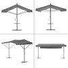 Standmarkise Selenizza freistehend 600x300x260cm Dunkelgrau [pro. tec] Bild 5