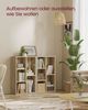 Vasagle Bücherregal, Standregal, mit 5 Fächern, für Wohnzimmer, Arbeitszimmer, Kinderzimmer, Büro, als Raumteiler, 50 x 24 x 80 cm, eichefarben von Songmics LBC25NL Bild 4
