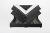 Belanoti Boxspringbett Any (Boxspringbett 160x200 mit Bettkasten, 7-Zonen Taschenfederkern Matratze inklusive Visco Topper), Bett 160x200 in der Farbe Anthrazit H2/H3 Polsterbett Bild 5