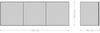 Sideboard New Live-Edge 145 cm Akazie Natur 3 Türen schwebend Bild 3