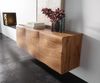 Sideboard New Live-Edge 145 cm Akazie Natur 3 Türen schwebend Bild 4