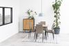 Highboard 'SEAFORD', Wildeiche Look Metall mattschwarz, 3-türig Bild 2