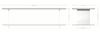 Esstisch Edge 300x100 XL Akazie Braun Glas Live-Edge Bild 3