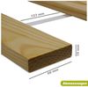 Lattenrost Lattenrost Rollrost Bettrost Lattenrahmen Kiefer Holz Massiv Bett, Furnify Bild 4