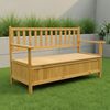 Sitzbank Truhenbank Auflagenbox Gartenbank Holz Gartenbox Box Gartentruhe NEU Bild 3