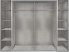 Dreh-/Schwebetürenschrank >LOTTO< (BxH: 272x210 cm) in WEISS - 272x210cm (BxH) Bild 2