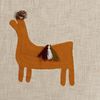 Kuscheldecke KHANDWA Baumwolle 130 x 180 cm Beige Bild 5