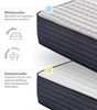 Naturalex | Perfectsleep | Matratze 140x200 cm | 30 cm hoch | Memory und Blue Latex-Technologie Extra Komfort HR | Fester Halt mit Atmungsaktivem Schaumstoff | Ergonomisch Entspannend Bild 5