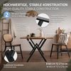 ML-DESIGN Tischbein 2er Set Tischgestell Tischkufen Möbelfüße aus Stahl Industriedesign, Kufengestell X-Form Schwarz für Esstisch/Schreibtisch DIY-Projekte Bild 2