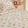 Karaca Bettwäsche Silvie 100% Baumwolle Doppelbett Tagesdecke Bettdecke Decke Set Rot Bild 4
