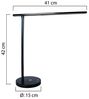 UNiLUX LED-Tischleuchte DIVA, dimmbar, schwarz Bild 4