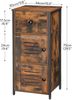 HOOBRO Beistellschrank mit Schublade, Kommode Schrank Vintage, Schmaler Schrank, Verstellbaren Ablagen, Kleiner Telefonschrank, Wohnzimmer, Schlafzimmer, Büro, Flur EBF15CW01 Bild 3