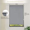 WOLTU Verdunklungsrollo ohne Bohren Grau 110x160 cm (BxH), Thermorollo Klemmfix Fensterrollo Seitenzugrollo easyfix Verdunkelung Rollos Sichtschutz und Sonnenchutz, Klemmrollo für Fenster & Tür Bild 5
