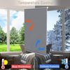 WOLTU Verdunklungsrollo ohne Bohren Grau 110x160 cm (BxH), Thermorollo Klemmfix Fensterrollo Seitenzugrollo easyfix Verdunkelung Rollos Sichtschutz und Sonnenchutz, Klemmrollo für Fenster & Tür Bild 2