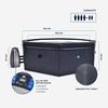 NetSpa 'Octopus' Outdoor-Whirlpool, halbstarr, achteckig, für 4-6 Personen, inkl. 5-teiliger Umrandung Bild 2