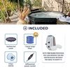NetSpa 'Octopus' Outdoor-Whirlpool, halbstarr, achteckig, für 4-6 Personen, inkl. 5-teiliger Umrandung Bild 5