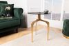 riess-ambiente Beistelltisch ABSTRACT Ø60cm messing gold / schwarz (Einzelartikel, 1-St), Wohnzimmer · Metall · rund · handmade · Nachttisch · Modern Design Bild 2