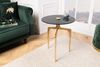 riess-ambiente Beistelltisch ABSTRACT Ø60cm messing gold / schwarz (Einzelartikel, 1-St), Wohnzimmer · Metall · rund · handmade · Nachttisch · Modern Design Bild 4