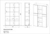 Germania GW-OVIEDO Aktenschrank 4442, Kaschmir/Lindberg-Eiche-Nb, 120 x 197 x 40 (BxHxT) Bild 3