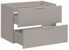 Vente-unique - ZEVARA Waschbeckenmöbel Holz, Platte Beige - B 46 cm x H 57 cm x L 80 cm Bild 4