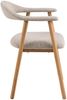 ACTONA GROUP Holzstuhl (2er-Set) in Beige, Stoff, Massivholz - 56x75,5x54cm (BxHxT) (2er-Set) Bild 3