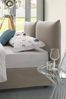 Talamo Italia - Tiziana Doppelbett, Bettkasten mit Stoffbezug, 100 % Made in Italy, Öffnung vorne, geeignet für Matratze 160x190 cm, Taupe Bild 5