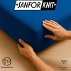 EXKLUSIV HEIMTEXTIL Jersey Spannbettlaken 120 x 200 cm Royalblau 100% Baumwolle Öko - Tex Zertifiziert Bed-Sheet Bettlaken Spannbetttuch Bild 5