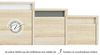 Kommode ""Avo"" Sideboard 120cm Sonoma Eiche weiß anthrazit Bild 2