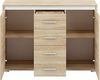 Kommode ""Avo"" Sideboard 120cm Sonoma Eiche weiß anthrazit Bild 4