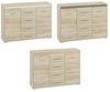 Kommode ""Avo"" Sideboard 120cm Sonoma Eiche weiß anthrazit Bild 5